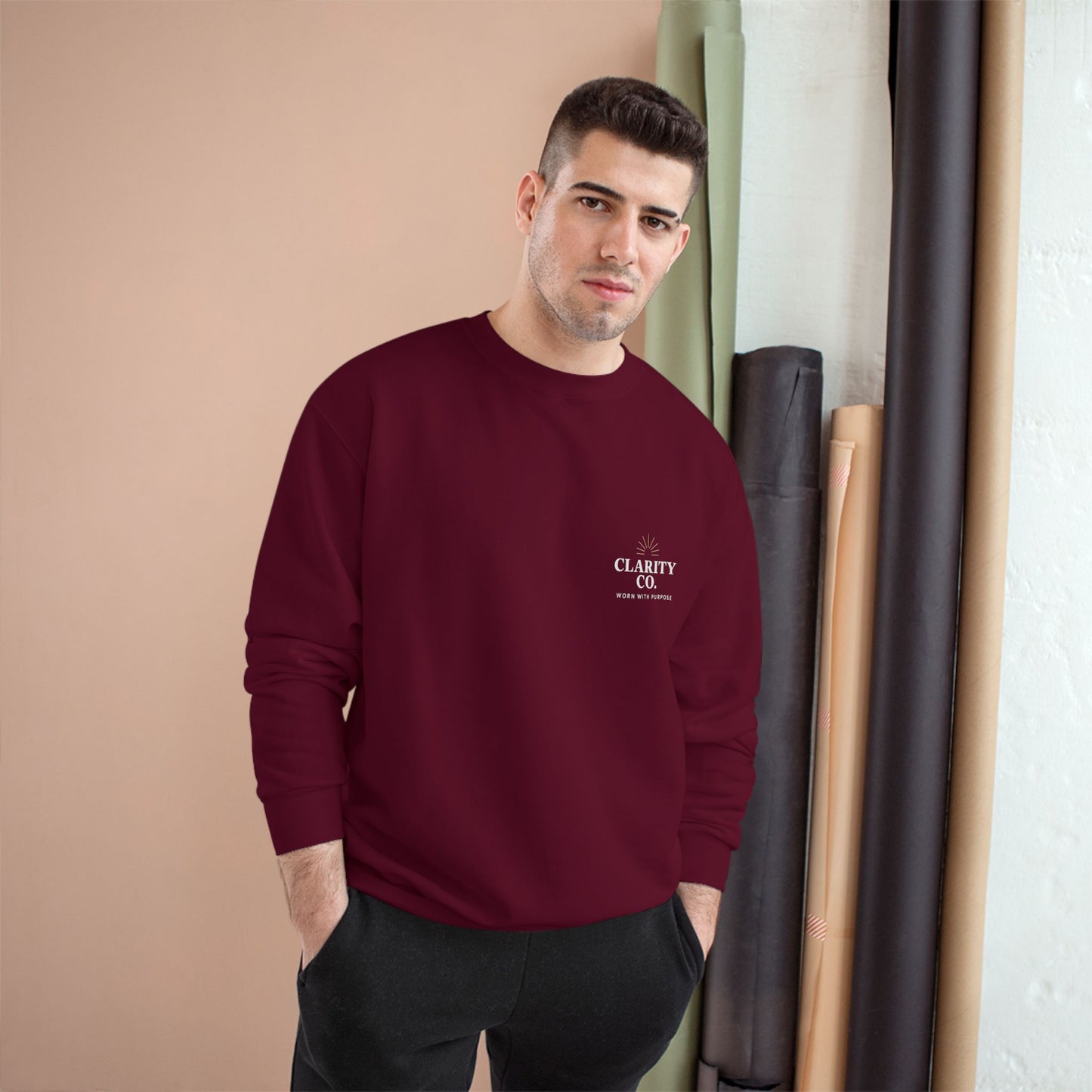 CLARITY CO Champion Crewneck-Performance Edition