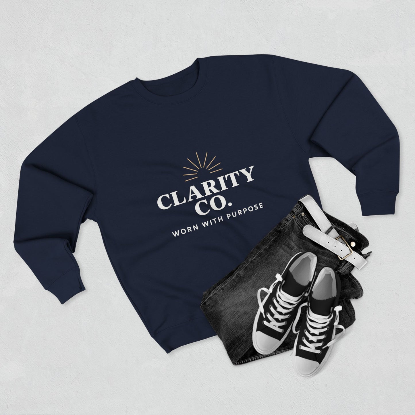 CLARITY CO Classic Crewneck- Core Edition