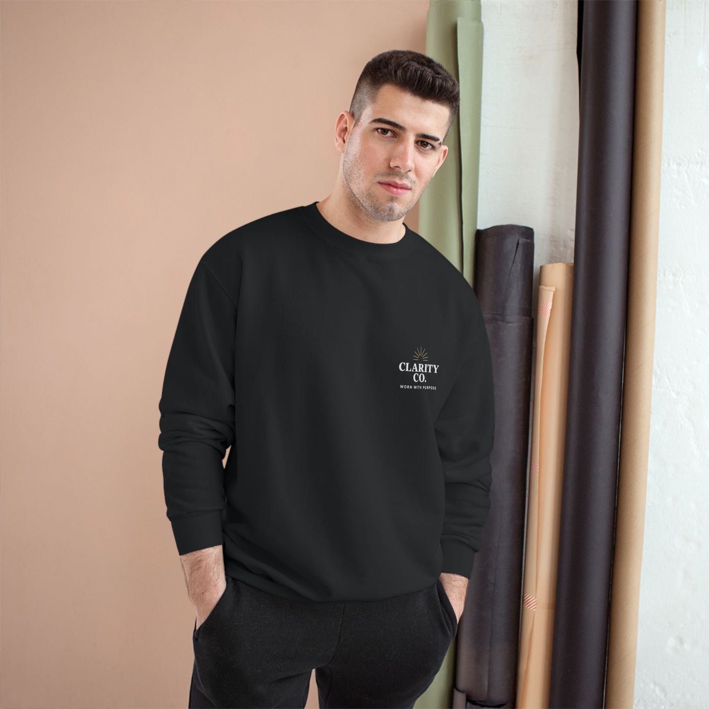 CLARITY CO Champion Crewneck-Performance Edition