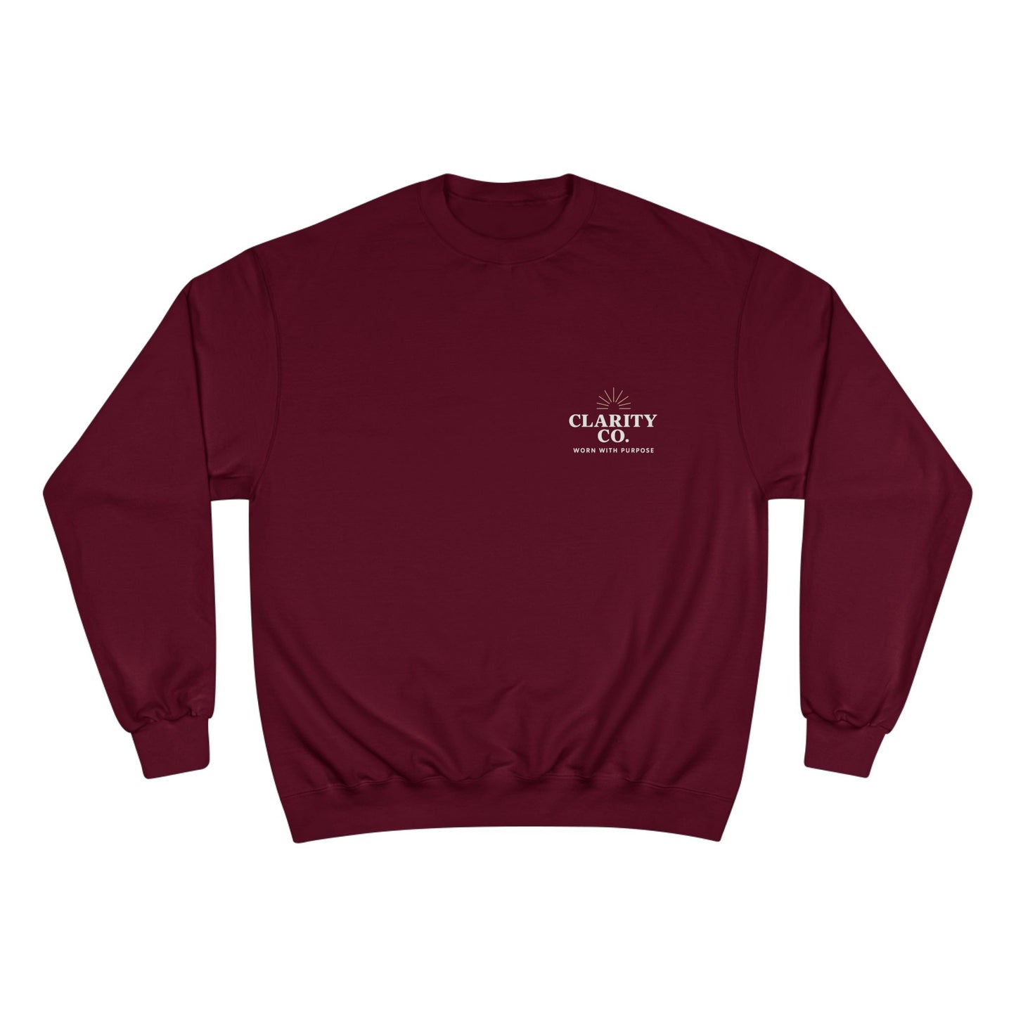 CLARITY CO Champion Crewneck-Performance Edition