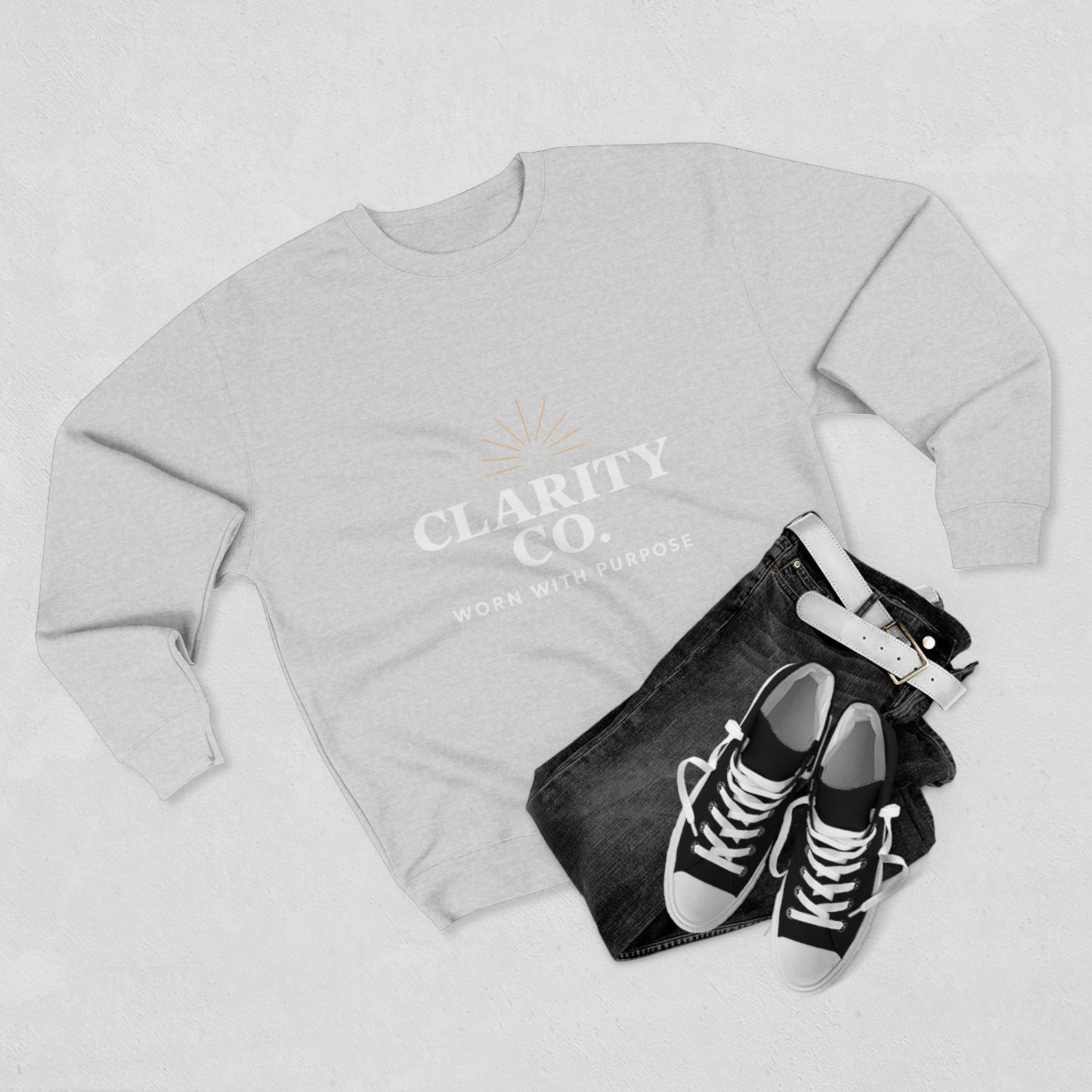 CLARITY CO Classic Crewneck- Core Edition