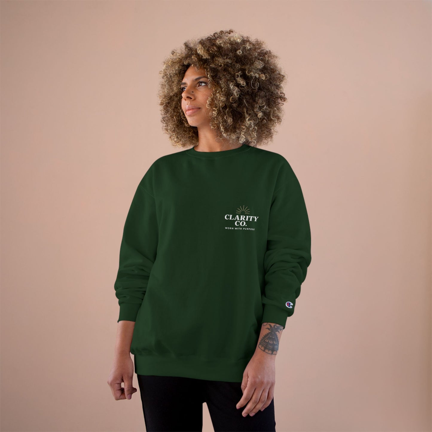 CLARITY CO Champion Crewneck-Performance Edition