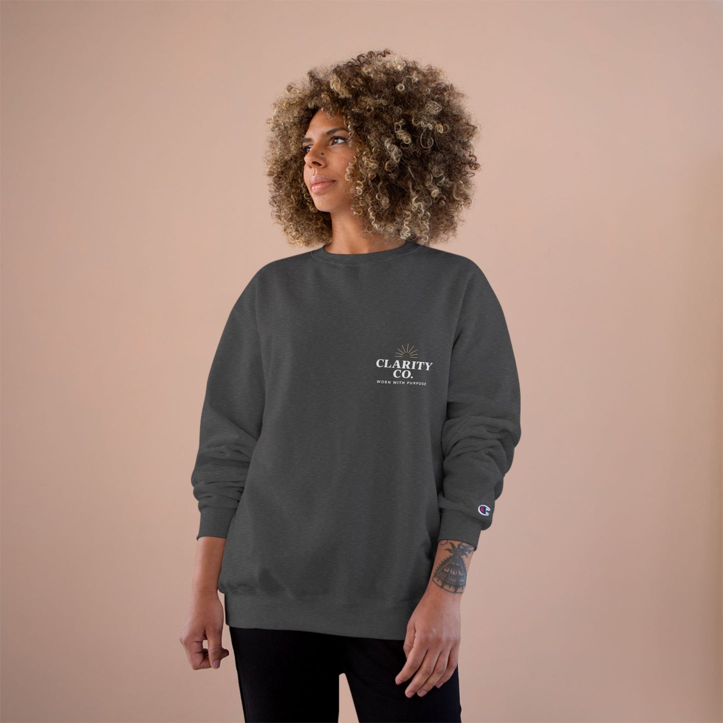 CLARITY CO Champion Crewneck-Performance Edition