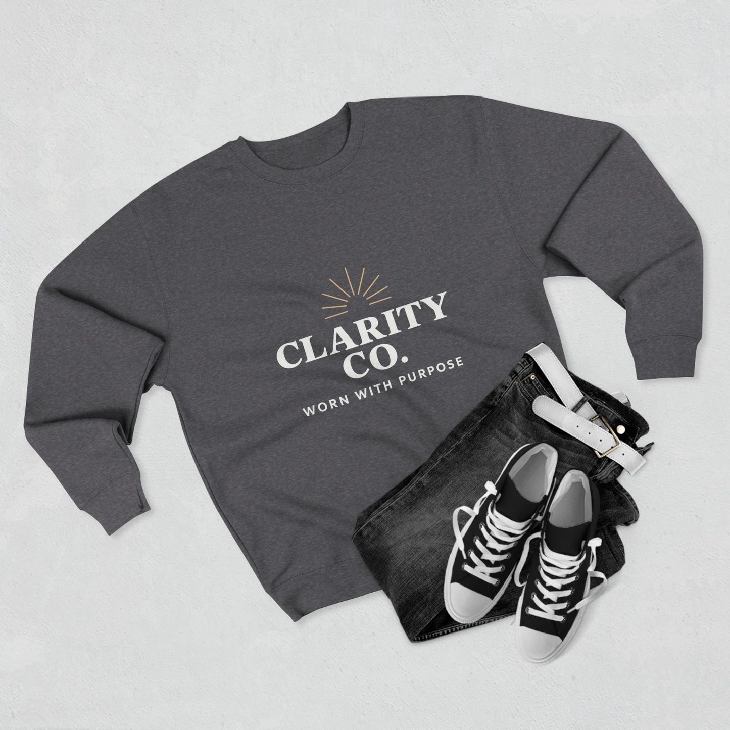 CLARITY CO Classic Crewneck- Core Edition