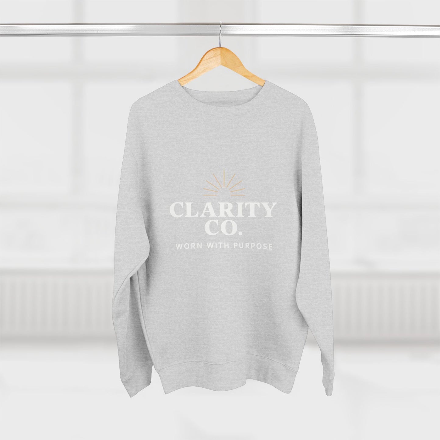CLARITY CO Classic Crewneck- Core Edition