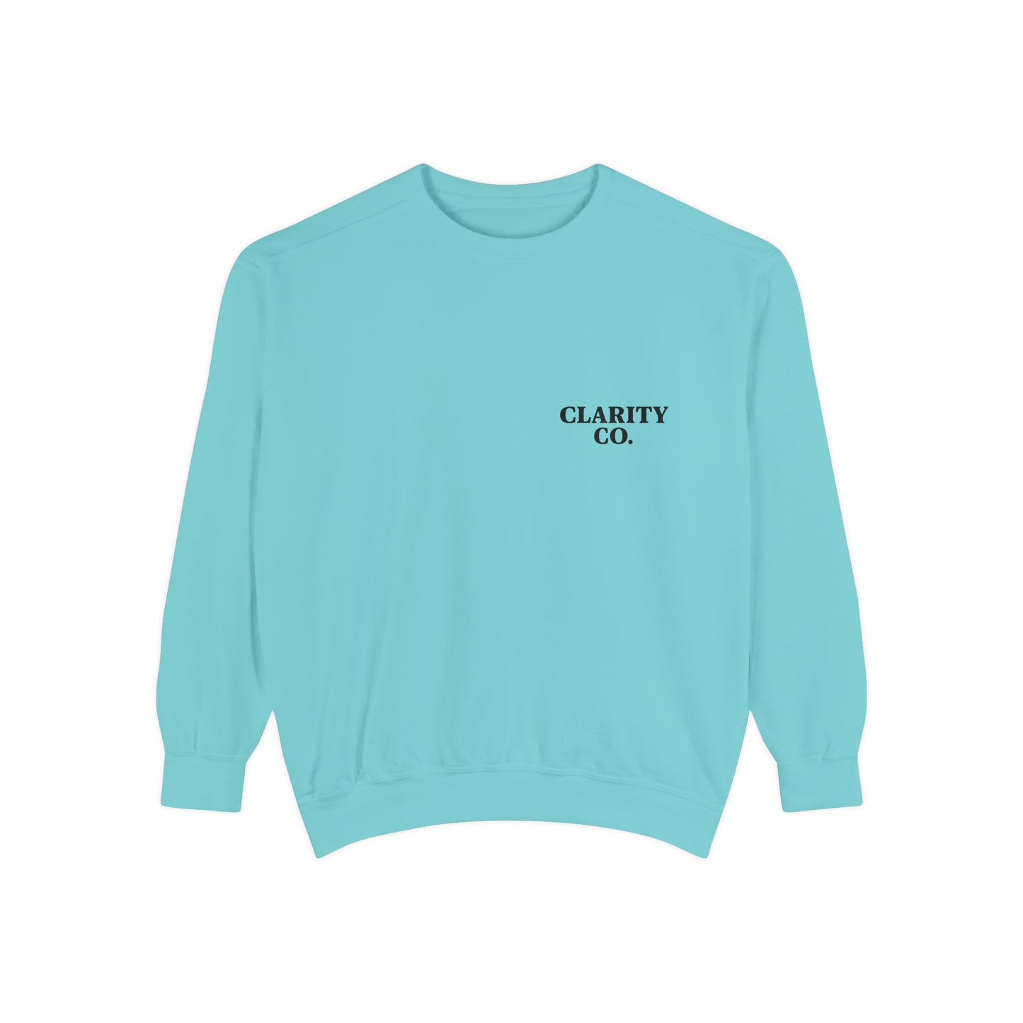 CLARITY CO Garment-Dyed Crewneck- Vintage Edition