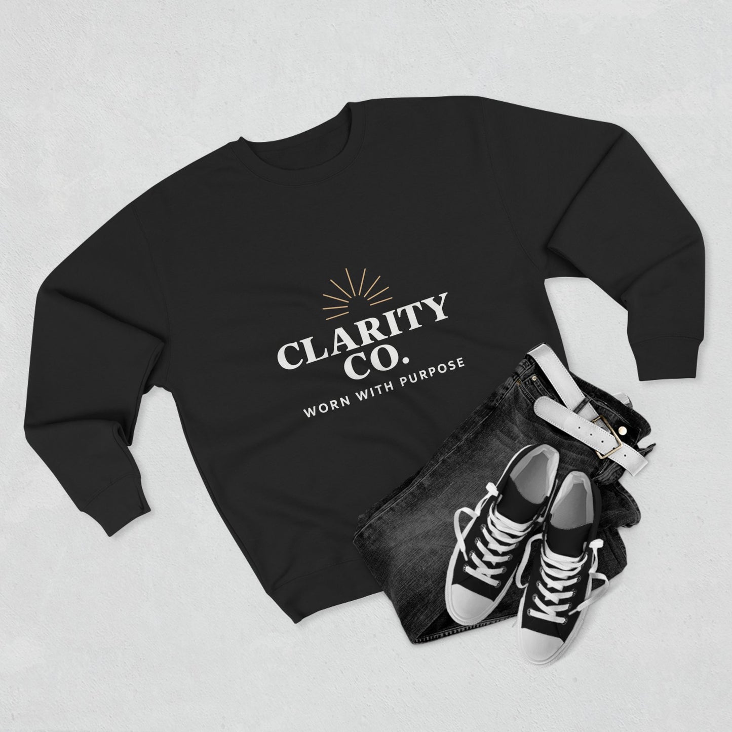 CLARITY CO Classic Crewneck- Core Edition