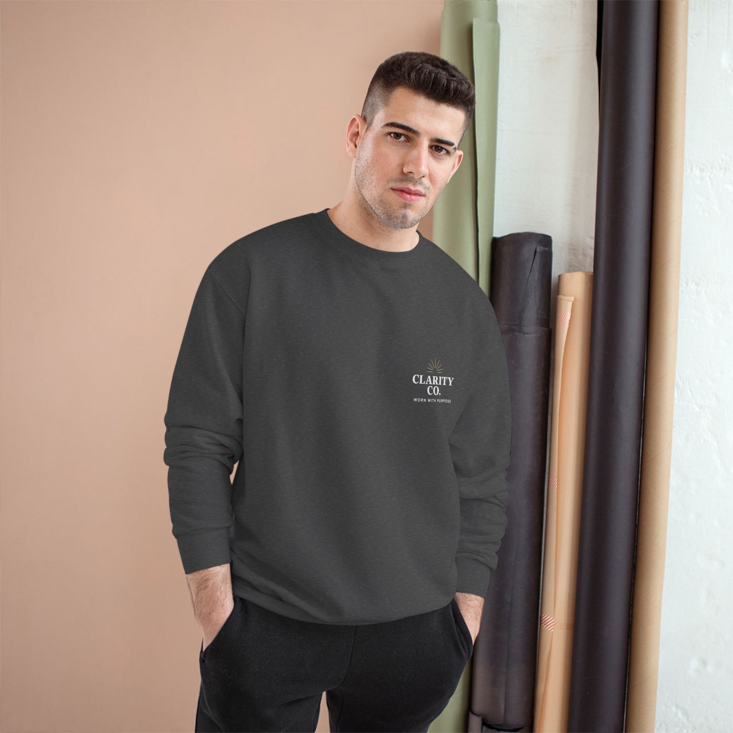 CLARITY CO Champion Crewneck-Performance Edition