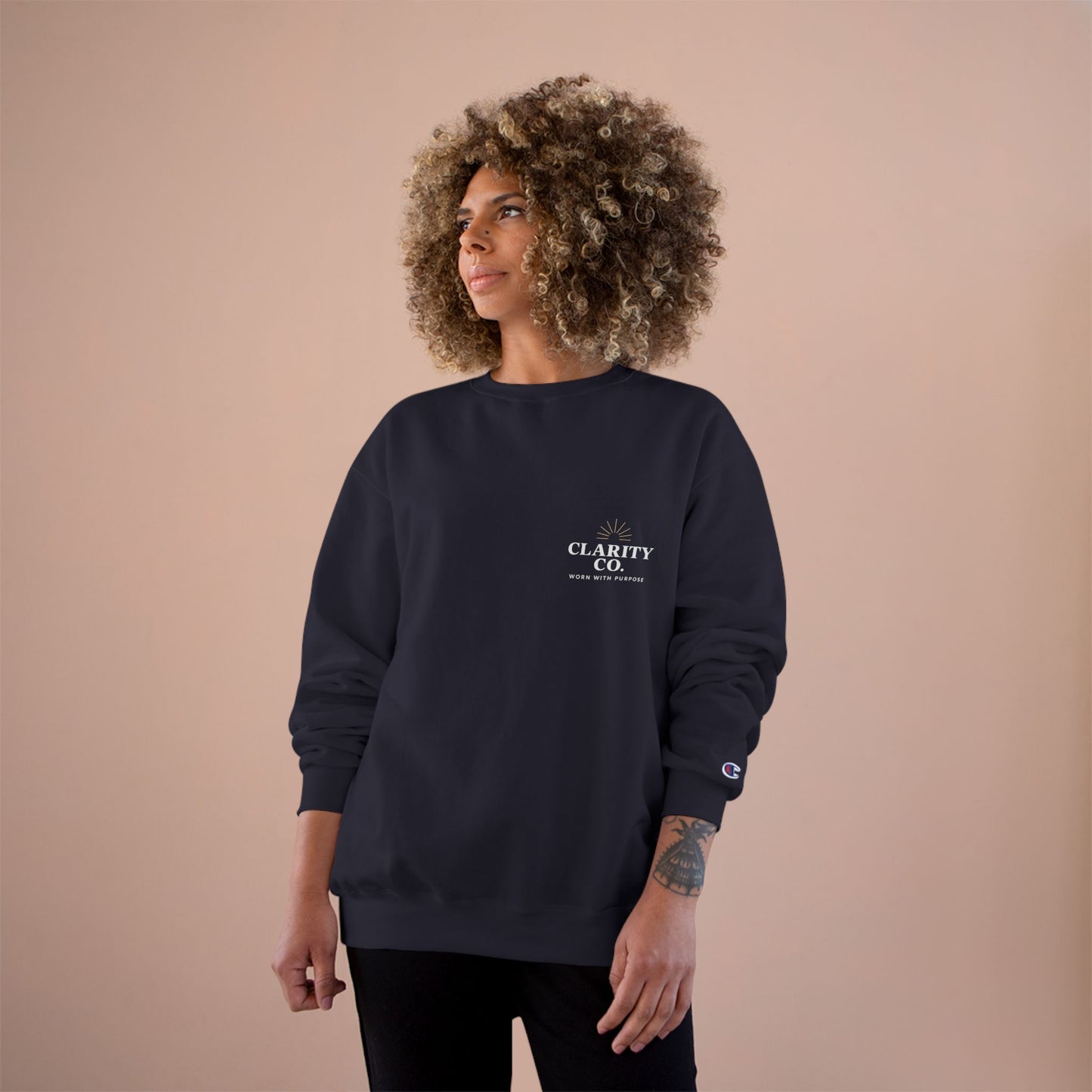 CLARITY CO Champion Crewneck-Performance Edition