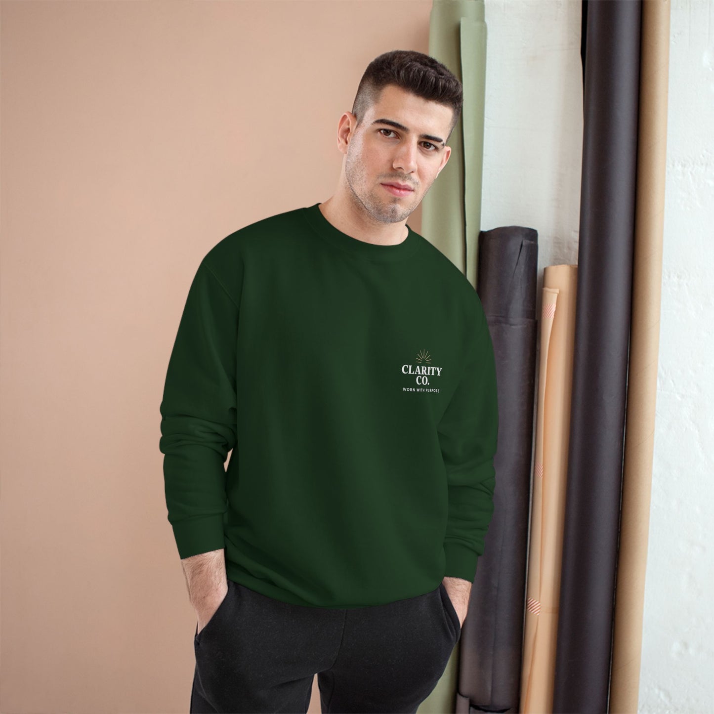 CLARITY CO Champion Crewneck-Performance Edition